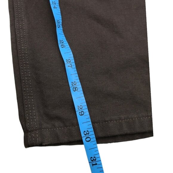 Carhartt Pant Men 36x30 Loose Fit Double Knee Distress Work B136 DKB Streetwear - Picture 4 of 9